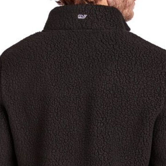 Vineyard Vines Heritage Sherpa 1/2 Zip Pullover Sm - Picture 4 of 4